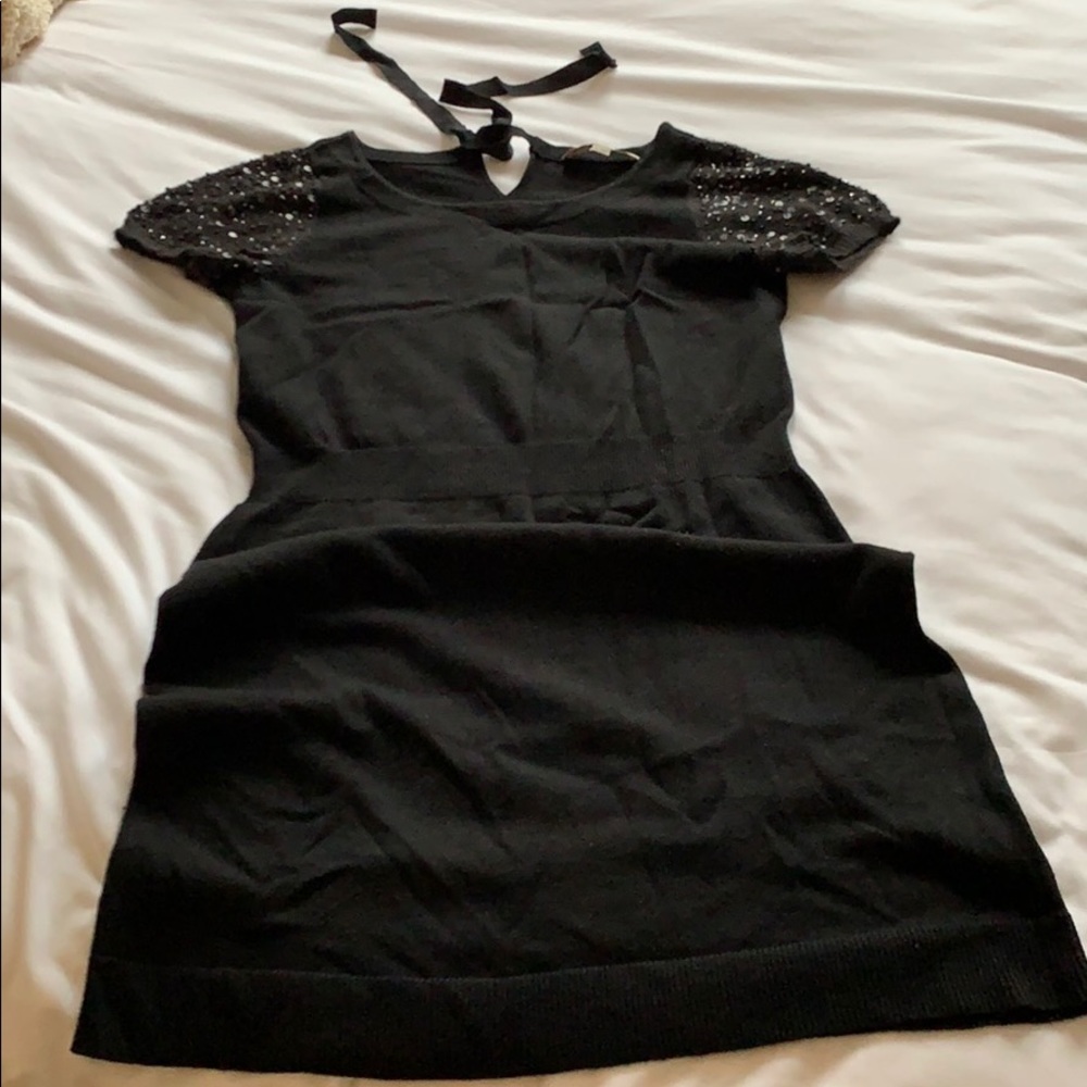 LOFT Black sweater dress